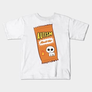 autism flamin hot sauce Kids T-Shirt